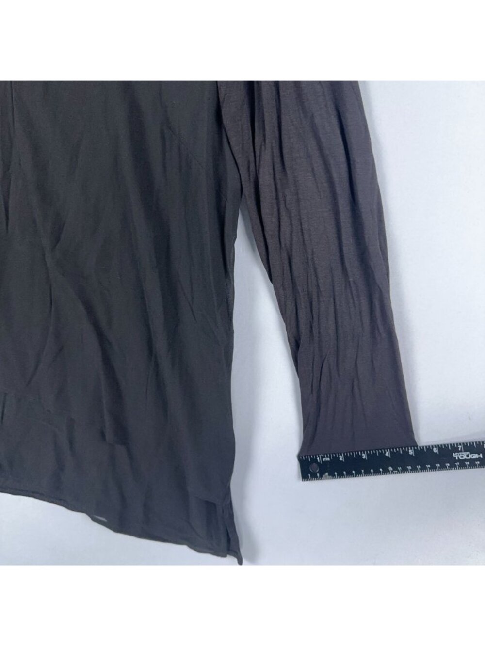 Michael Kors Tunic Top Size XXL Black V Neck Layered Long Sleeve Was $68 - Picture 11 of 12